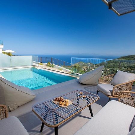 Inorato - Luxury Villa With Private Swimming Pool Kalamitsi  Bagian luar foto