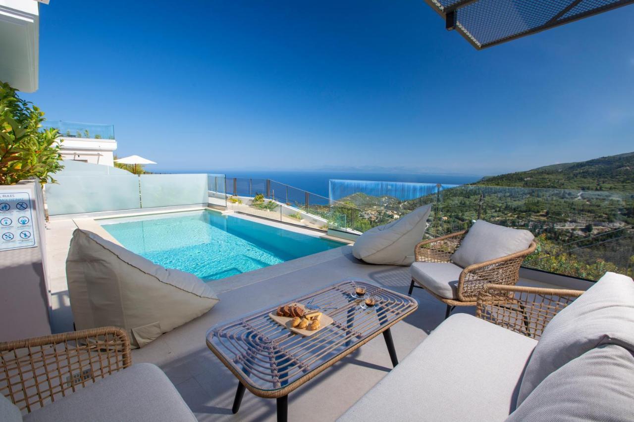 Inorato - Luxury Villa With Private Swimming Pool Kalamitsi  Bagian luar foto